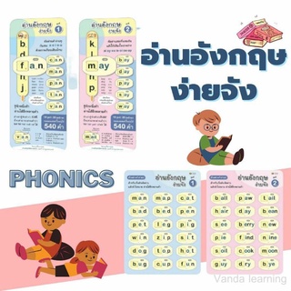 อ่านอังกฤษได้ง่ายจัง ชุด1-2 สอนอ่านโฟนิค ไม้บรรทัด 2WINBOOKTOYS