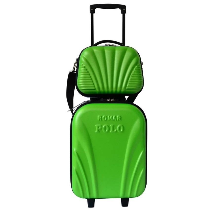 romar-polo-กระเป๋าเดินทางเซ็ทคู่-16-12-นิ้ว-fb-code-3380-1-green