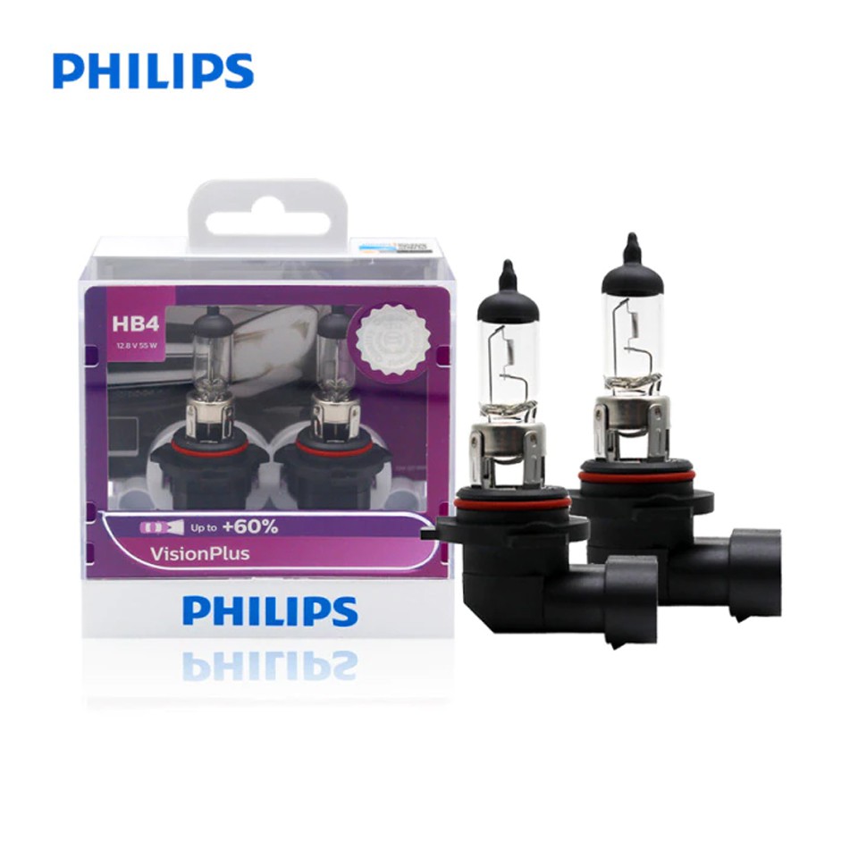 PHILIPS Vision Plus +60% ขั้ว H1 H3 H4 H7 H11 HB3 HB4 รับประกัน 6 เดือน ...