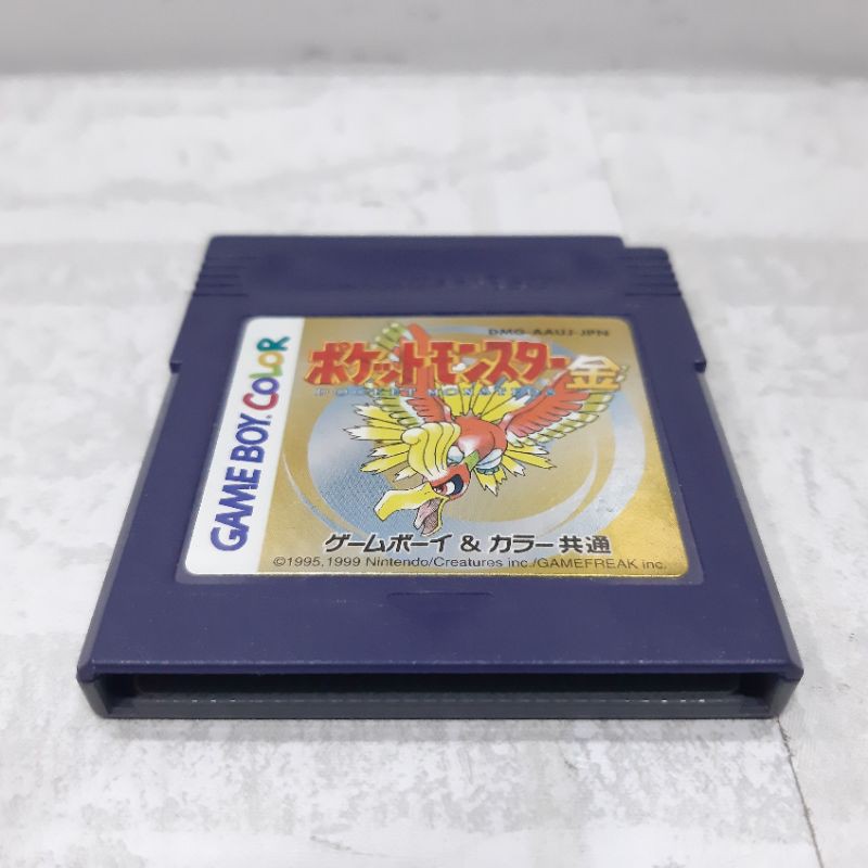 ภาพหน้าปกสินค้าตลับแท้  Pokemon Gold Pocket Monsters (Japan) (DMG-AAUJ) Gameboy Game Boy Color เกมบอย โปเกมอน โปเกม่อน จากร้าน athinutt บน Shopee