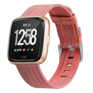 ภาพขนาดย่อของสินค้านาฬิกาวงสำหรับ Fitbit Versa / Versa 2 วงสายผ้าใบสร้อยข้อมือเปลี่ยนสำหรับ Fitbit Versa นาฬิกา 64001