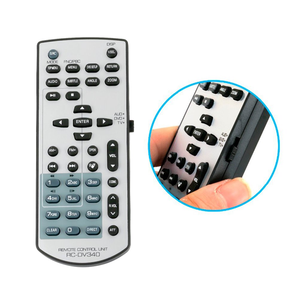 ใหม่-รีโมตคอนโทรล-rc-dv340-สําหรับระบบเครื่องเสียงรถยนต์-kenwood-ddx4048bt-ddx3049-ddx319-ddx418