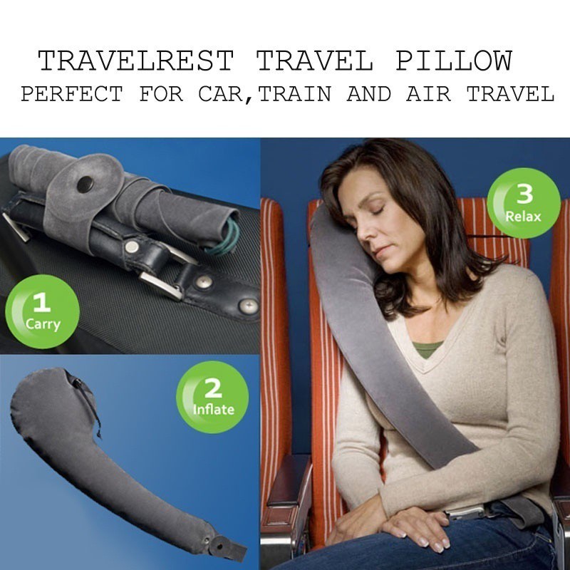 ยอดขายอันดับ1-หมอนรองคอสำหรับเดินทาง-สบายไม่เมื่อย-ยอดฮิตในยุโรป-travel-rest-pillow