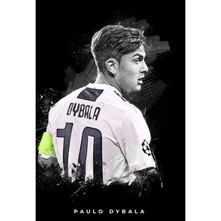 โปสเตอร์ เปาโล ดิบาล่า Paulo Dybala Juventus ยูเวนตุส Poster ของขวัญ ฟุตบอล Football รูปติดผนัง แต่งบ้าน แต่งคอนโด