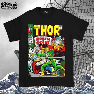 เสื้อยืด พิมพ์ลายการ์ตูน THE MIGHTY THOR THE MIGHTY THOR COMIC VINTAGE สําหรับผู้ชายS-5XL