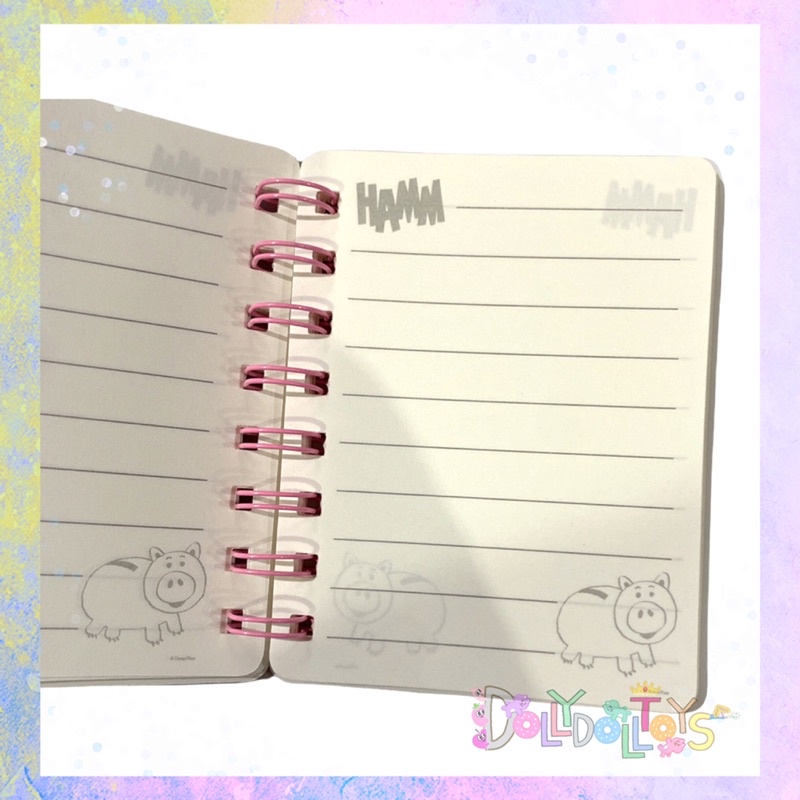 disney-toy-story-woody-green-man-lotso-notebook-สมุด-สมุดโน้ต