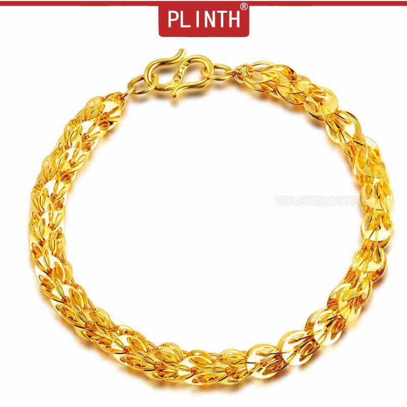 plinth-สร้อยข้อมือทอง-24k-ไม่สามารถจ่ายสองสามพันหางแฟชั่นเรียบฟีนิกซ์1617