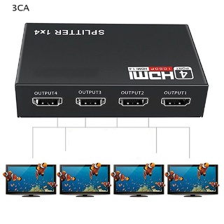 3CA 1 x 4 HDMI Splitter Converter 1 In 4 Out HDMI 1.4 Splitter Amplifier Display 3C