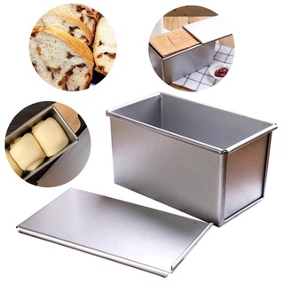 ✸◙✙Non Stick Loaf Pan Bread Moldes Rectangular Plate Bread Cake Pan Tin With Cover Toast Molds Baking Accessories Cake D