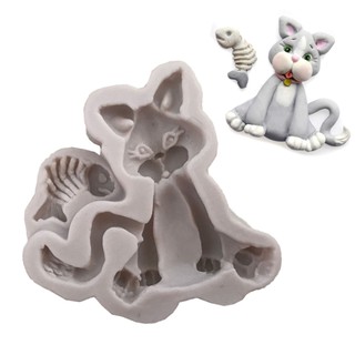 ภาพหน้าปกสินค้าGzmanyi แม่พิมพ์ซิลิโคน รูปแมว 3D สําหรับตกแต่งเค้ก ช็อคโกแลต เบเกอรี่ ที่เกี่ยวข้อง