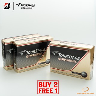 ราคา[Buy2, Free1] Bridgestone - TourStage Extra Distance White , Price: 840 THB/dz