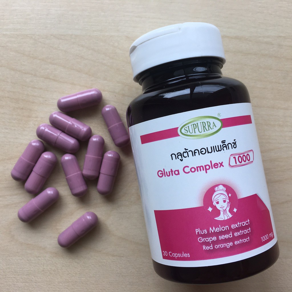 gluta-complex-กลูต้า-บำรุงผิว-ผิวขาว-1000-mg-กลูต้าคอมเพล็กซ์-1-000-มก-30-แคปซูล-ขาวใสดั่งใจ-glutathione