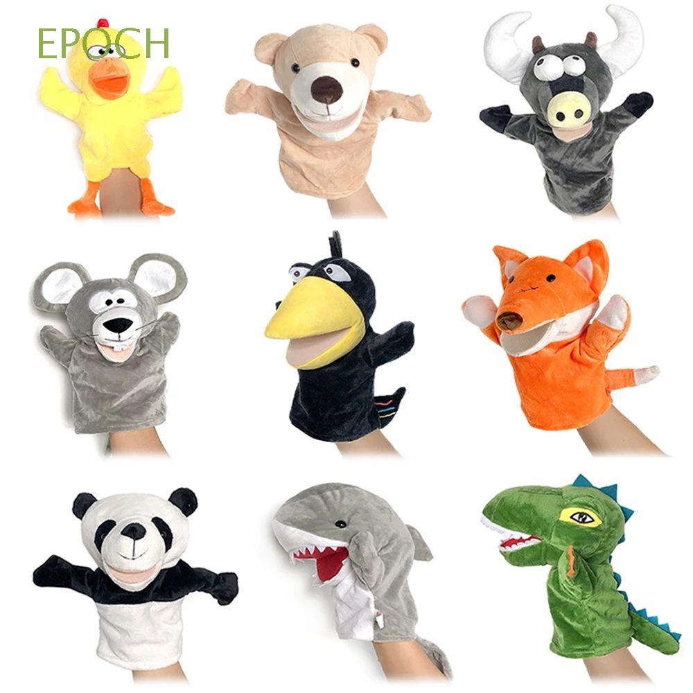 epoch-ตุ๊กตาหุ่นมือฉลาม-หมี-ยัดไส้-ของเล่นสําหรับเด็ก