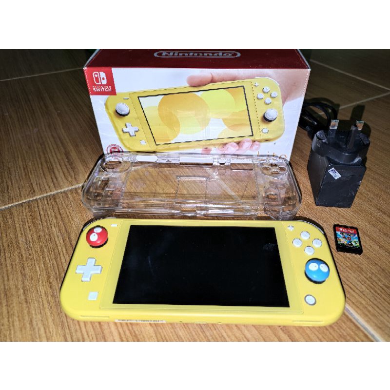 nintendo switch lite มือสอง แถมเกมส์ mario+rabbit | Shopee Thailand