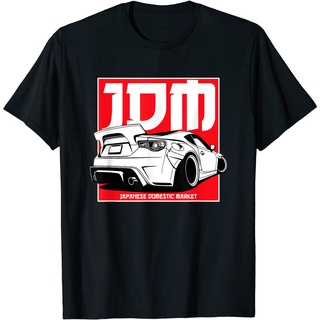 เสื้อยืดโอเวอร์ไซส์เสื้อยืด พิมพ์ลายรถยนต์ Jdm Badge Drift Car Tuning สไตล์ญี่ปุ่น ของขวัญ 86S-3XL