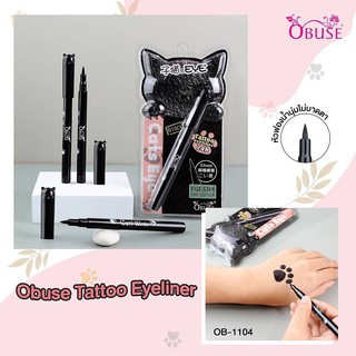 อายไลเนอร์ แคทอายObuse Cat Eyes Tattoo Eyeliner โอบิวส์