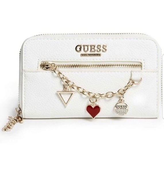 กระเป๋าสตางค์ใบยาวซิบรอบguess-long-wallet-แท้100