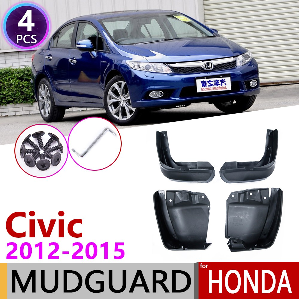 บังโคลนหน้า-หลัง-สําหรับ-honda-civic-9-fb-2012-2013-2014-2015-4-ชิ้น