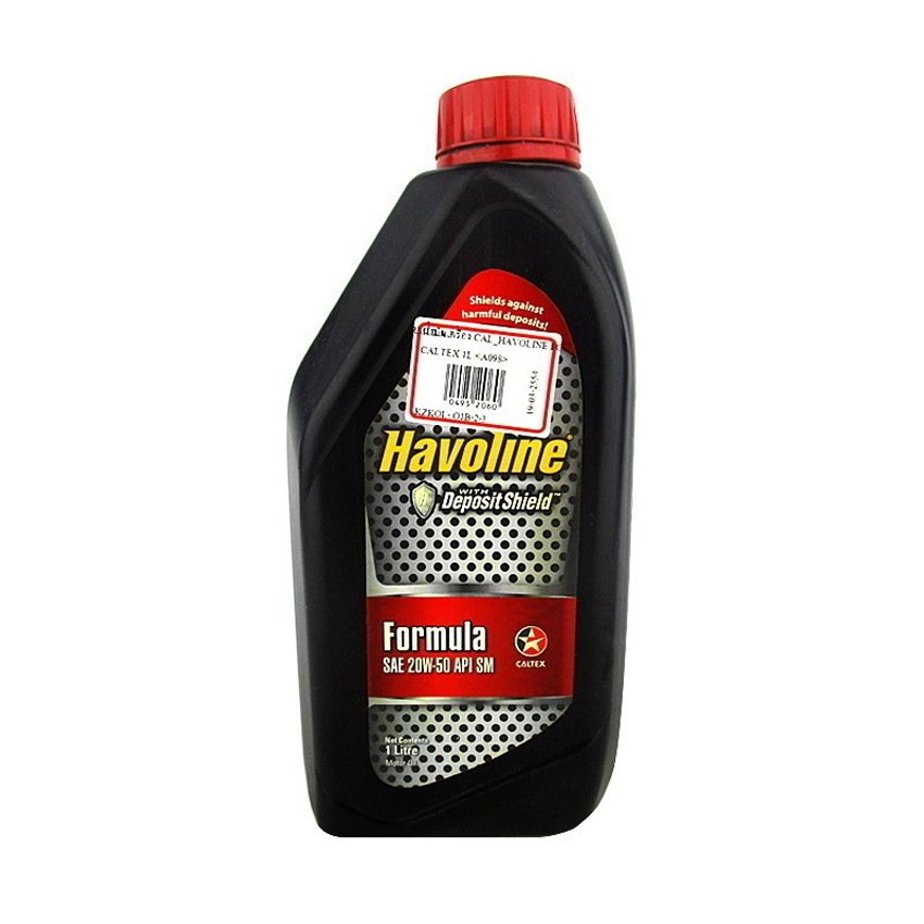 Caltex HAVOLINE FORMULA 20W-50 API-SM 1 ลิตร | Shopee Thailand