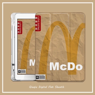 🌟เคสไอแพด มีช่องใส่ปากกา ซิลิโคนอย่างดี McDonalds ipad Case 9.7 gen5/6 Ipad10.2gen7/8 Ipad 10.5 Air3/Pro 11Pro2021