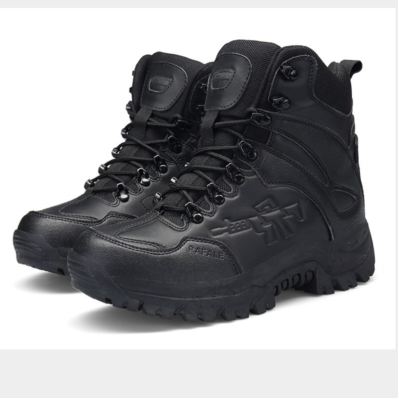 ภาพสินค้ารองเท้าบู๊ทส์หนังสไตล์ทหาร 39-46 army boots รองเท้าทหาร รองเท้าคอมแบท รองเท้า รด รองเท้าจังเกิ้ล แบบมีซิป​ใจ จากร้าน oweecglefv บน Shopee ภาพที่ 5