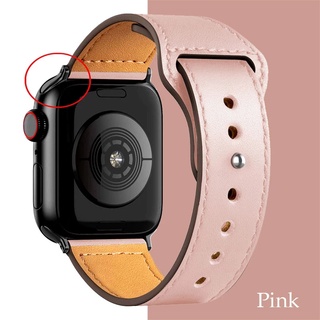 สายนาฬิกาข้อมือหนัง สําหรับ Apple Watch SE 7654 41 มม. 42 มม. 38 มม. 44 มม. 40 มม. iWatch 3 45 มม.