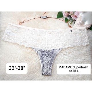สินค้า Madame Supertrash ทรงกว้าง/ใหญ่❌ Size M,L,XL,XXL ชุดชั้นใน/กางเกงชั้นในทรงจีสตริง(G-string) 4475