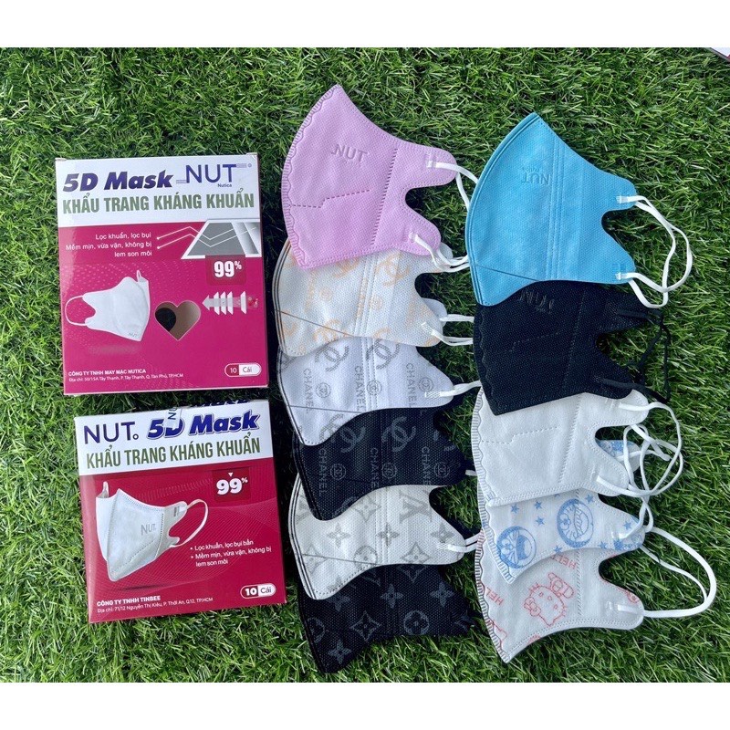 แมส-5d-mask-nut-ของผู้ใหญ่-1กล่อง-บรรจุ10ชิ้น-มีสินค้าพร้อมส่งทุกวัน