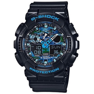 Casio G-Shock นาฬิกาข้อมือ สายเรซิ่น รุ่น GA-100CB-1ADR (สีดำ)