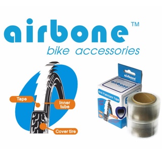 Airbone Anti Puncture Tape เทปแผ่นรองกันหนามจักรยาน สำหรับล้อเสือภูเขา 26" / 27.5"