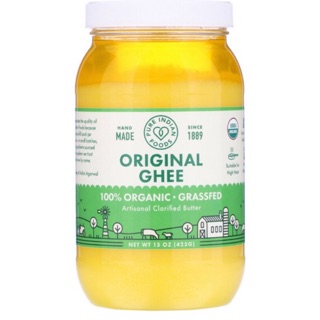 Ghee เนยใส grass feed USDA Organic keto 425g