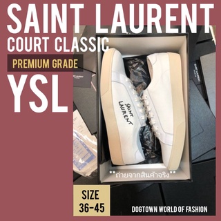 รองเท้า YVES SAINT LAURENT COURT CLASSIC รองเท้ายิปแซงพร้อมกล่อง