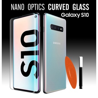 ฟิล์มกระจกเต็มจอ กาวยูวี ซัมซุง เอส10 UV Glue Set Glass Full Cover Premium Tempered for Samsung Galaxy S10  (6.1 ) Clear