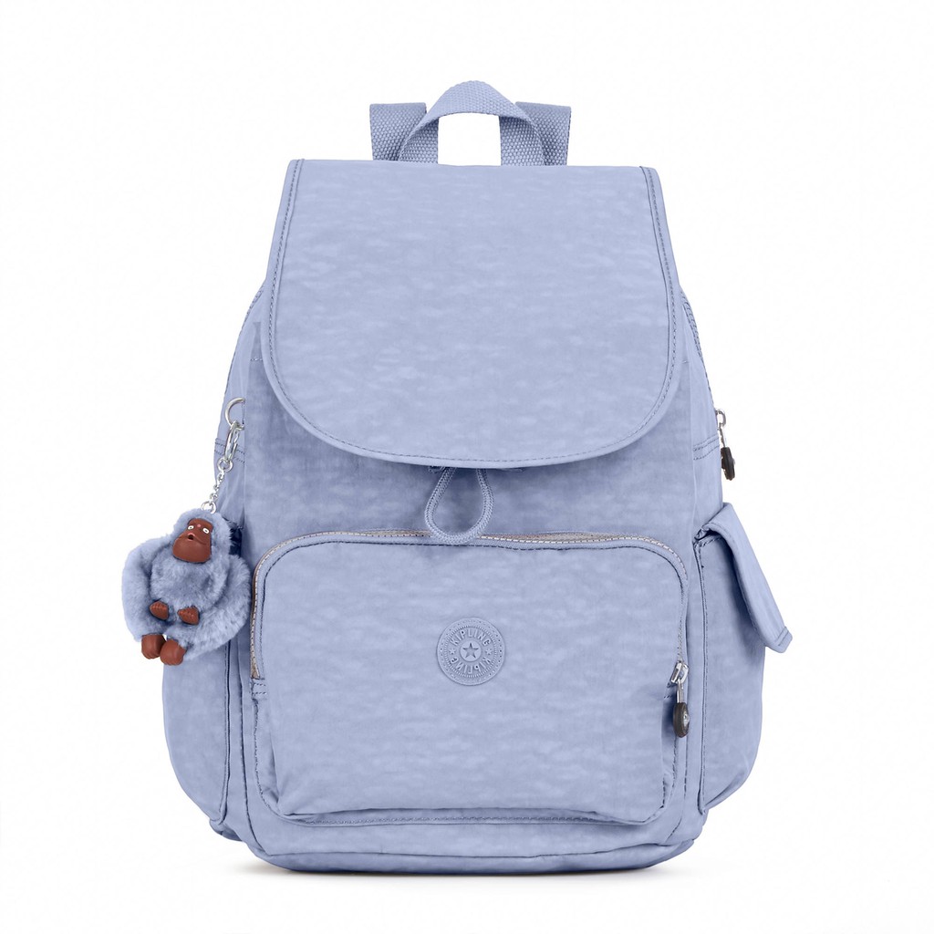 KIPLING RAVIER MEDIUM BACKPACK กระเป๋าเป้ KIPLING ผ้าสีม่วงอ่อน Belgian ...