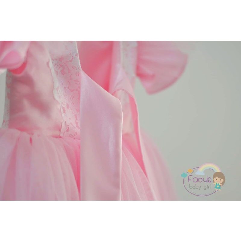 ชุดเดรสออกงานเจ้าหญิง-tutu-dress-princess-สีชมพู