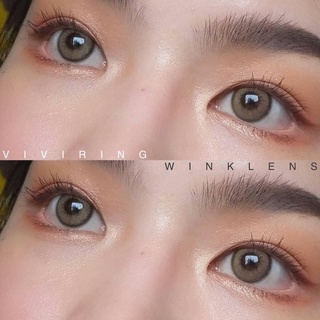 ✨ Viviring brown chestnut (Wink lens) ขนาดมินิ Mini ☀️กรองแสง uv (บิ๊กอาย คอนแทคเลนส์ Bigeye)