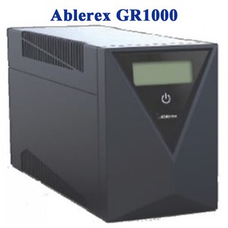 Ablerex GR1000 (1000VA/630W) UPS อุปกรณ์สำรองไฟ ป้องกันไฟกระชาก จำนวน 1 เครื่อง