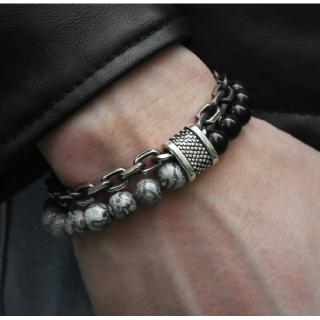 ภาพหน้าปกสินค้าNatural Stone Beaded Bracelet for Men ที่เกี่ยวข้อง