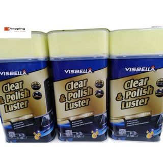 ครีมน้ำยาลบ​รอยขีดข่วนรถยนต์​ Visbella Clear and Polish Luster​ ขนาด 530ml.