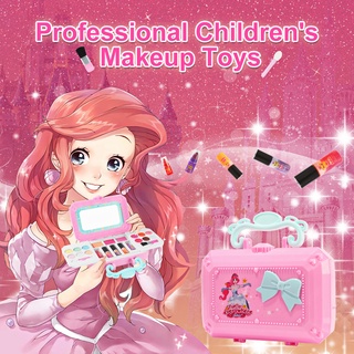 【จัดส่งที่รวดเร็ว】ดแต่งหน้าเด็กลายเ จ้าหญิงดิสนีย์ชุ Disney Mini Box Make Up For Kids Girl เครื่องสำอางเด็กชุดแต่งหน้าขอ