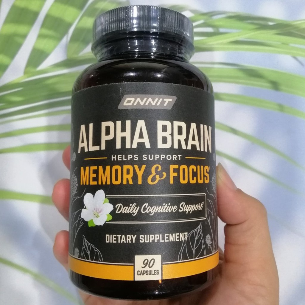 Alpha Brain Memory & Focus 90 Capsules (ONNIT®) | Shopee Thailand