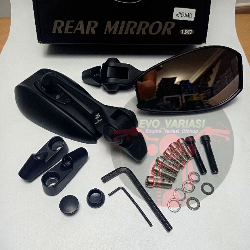 Universal NAPOLEON BATMAN REAR MIRROR MIRROR MOTORCYCLE MATIC DUCK และ ...