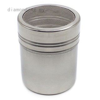Stainless Steel Chocolate Shaker Icing Sugar Powder Filter Cocoa Flour Coffee Si