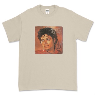 ROUND คอลูกเรือเสื้อยืด Michael JACKSON - THRILLER-4XL