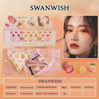 SW3004A อายแชโดว์ SWANWISH FRUITY EYESHADOW อายแชโดว์เนื้อชิมเมอร อายแชโดว์พาเลทอายแชโดว์เนื้อแมทสีใส