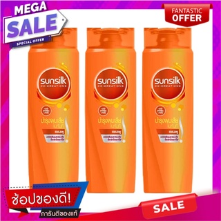 ซันซิล แชมพู แดเมจ รีสโตร์ สีส้ม ขนาด 140 มล. แพ็ค 6 ขวด ผลิตภัณฑ์ดูแลเส้นผม Sunsilk Shampoo 140 ml x 6 Orange