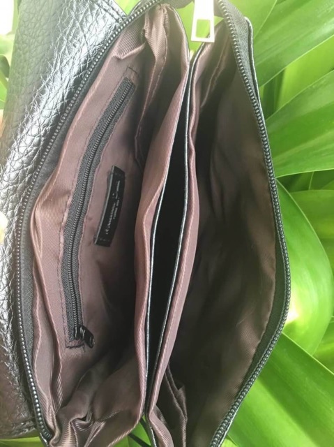 ของแท้-กระเป๋าหนังคล้องแขน-massimo-dutti