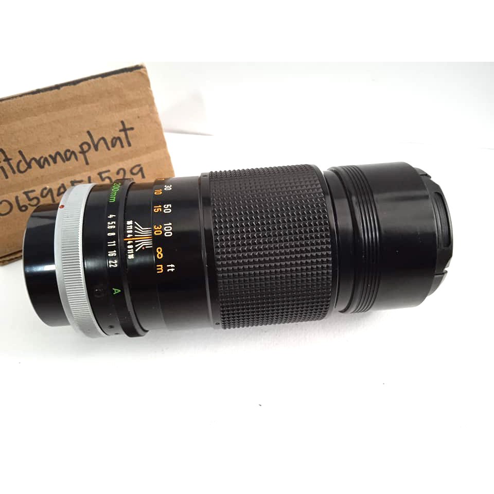 Canon FD 200mm f4 S.S.C เม้าส์ FD Shopee Thailand