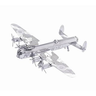 ★ พร้อมส่ง ★ ตัวต่อเหล็ก 3 มิติ Avro Lancaster Bomber 3D Metal Model