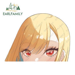 Earlfamily สติกเกอร์ไวนิล ลายกราฟฟิตี้ MARIN KITAGAWA ขนาด 13 ซม. x 9.6 ซม. สําหรับติดตกแต่งแล็ปท็อป รถยนต์ รถจักรยานยนต์